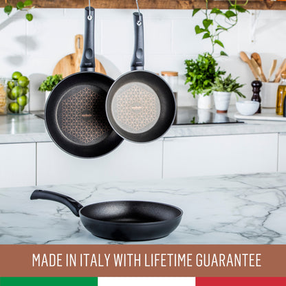 Essteele per Salute 32cm Open French Skillet featuring Made in Italy with Lifetime guarantee
