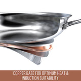 Essteele Per Vita Featuring Copper Base for Optimum Heat and Induction Suitability