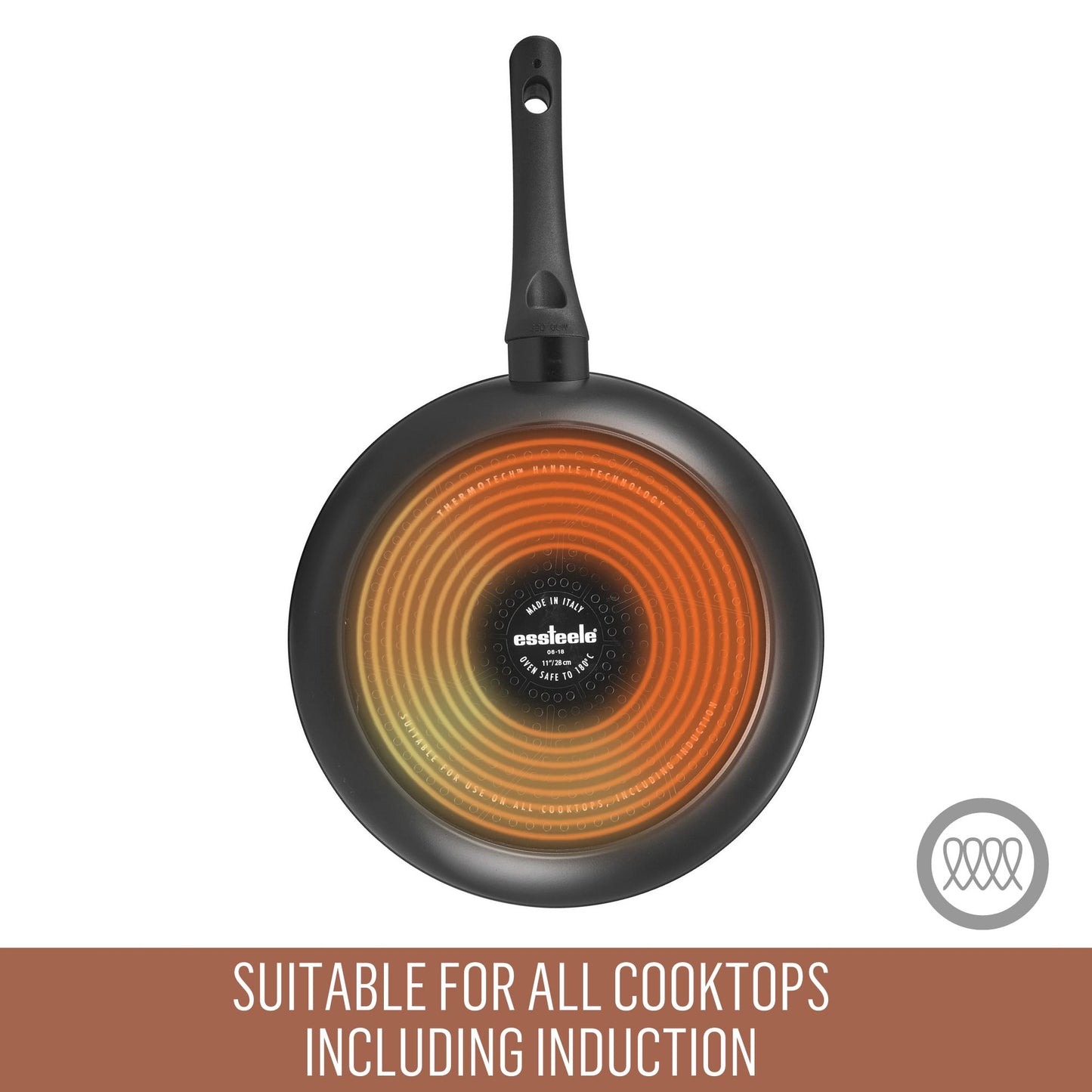 Essteele per Salute 5 piece cookware set featuring suitable for all cooktops including induction 