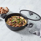 Essteele Per Salute 28cm / 4L Covered Sauteuse featuring Mushroom Risotto