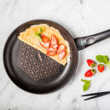 Essteele Per Salute 25cm Crepe pan featuring  crepes with strawberries 