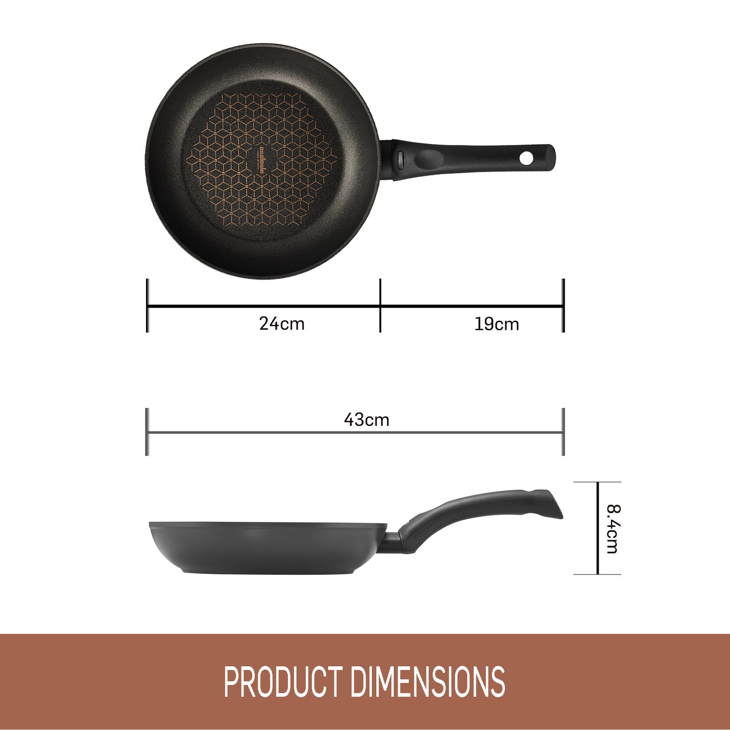Per Salute Open French Skillet - 24cm