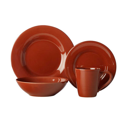 Casa Domai 16pce Dinnerset Terracotta