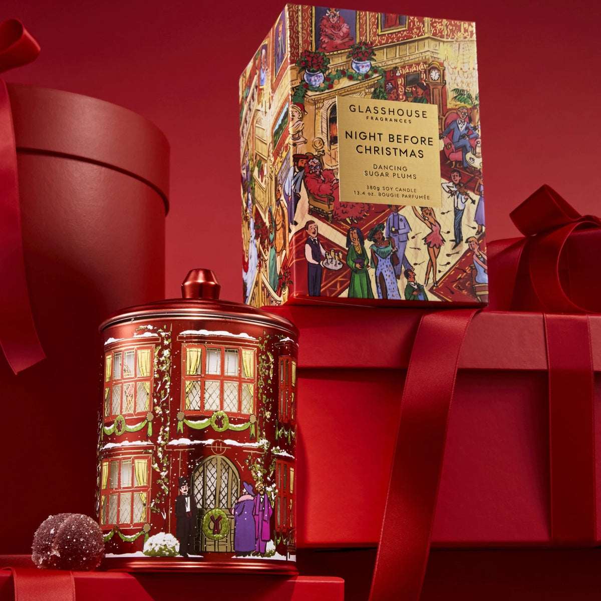 Glasshouse Fragrances 380g Candle - Christmas - Night Before Christmas - 2026