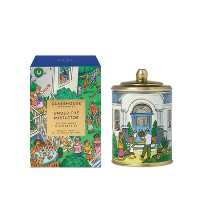 Glasshouse Fragrances 380g Candle - Christmas - Under The Mistletoe - 2026