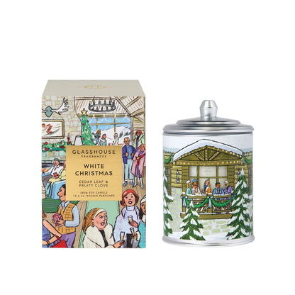 Glasshouse Fragrances 380g Candle - Christmas - White Christmas - 2026