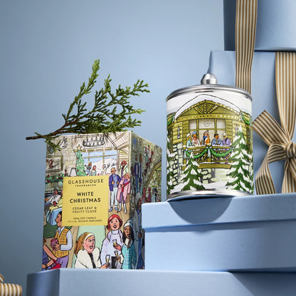 Glasshouse Fragrances 380g Candle - Christmas - White Christmas - 2026