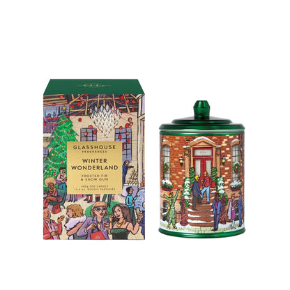 Glasshouse Fragrances 380g Candle - Christmas - Winter Wonderland - 2026