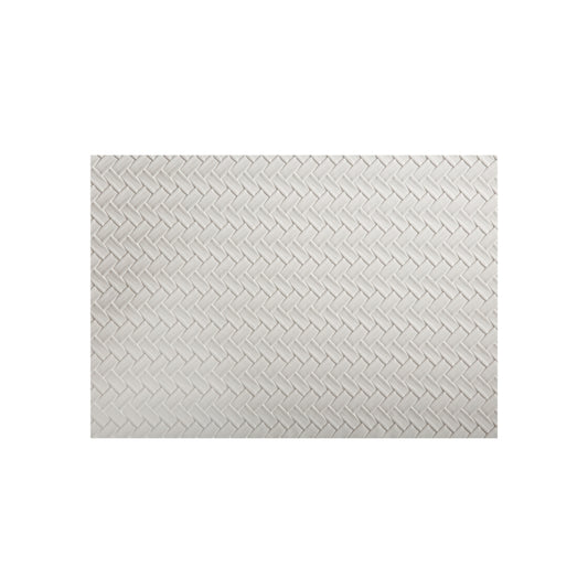 Maxwell & Williams Table Accents Leather Look Placemat 43x30cm - Ivory Plait