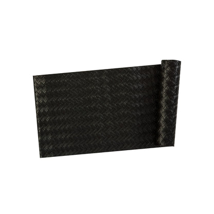 Maxwell & Williams Table Accents Leather Look Runner 30x150cm - Black Plait