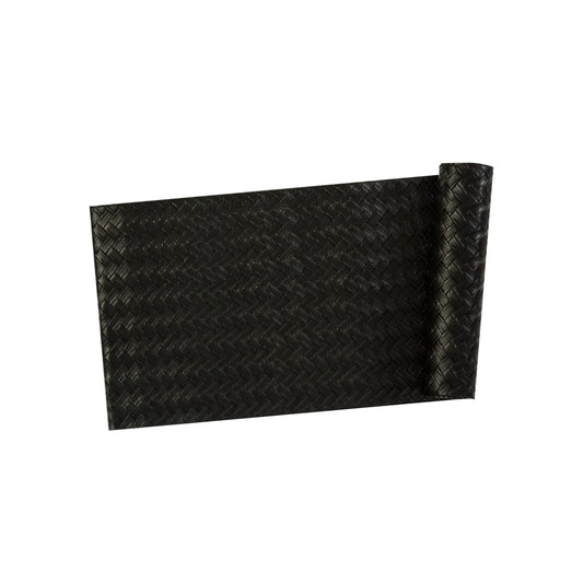 Maxwell & Williams Table Accents Leather Look Runner 30x150cm - Black Plait