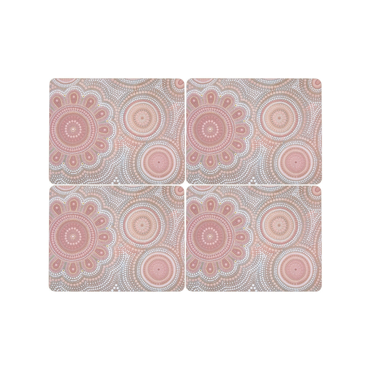 Lou Martin Uplift Cork Back Placemat 34x26.5cm Set of 4 Gift Boxed