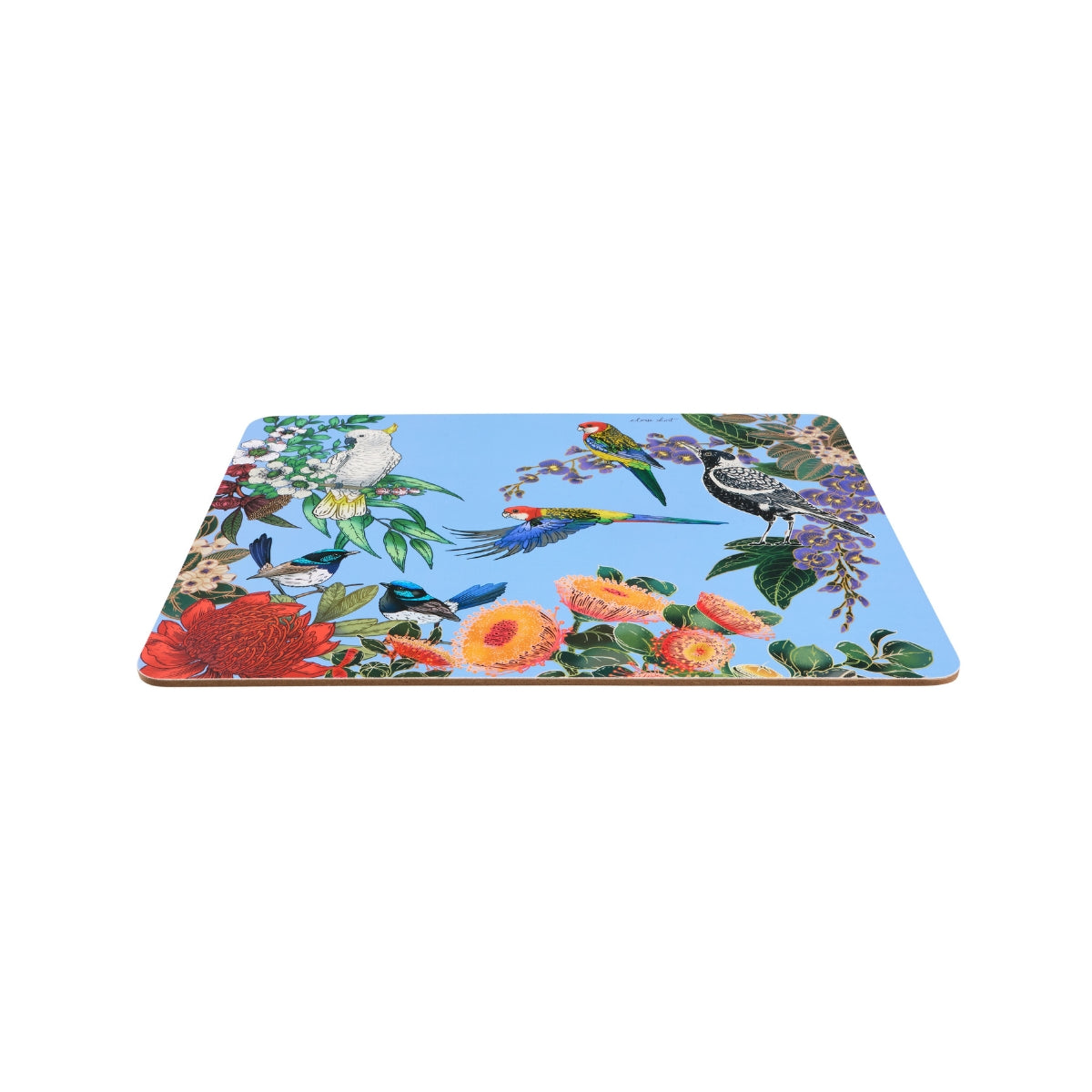 Maxwell & Williams Eloise Short Native Grace Cork Back Placemat 34x26.5cm Set of 4 Gift Boxed