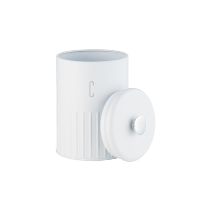 Astor Coffee Canister 11x17cm 1.35L White