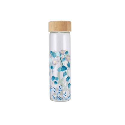 Royal Botanic Gardens Eucalyptus Bloom Glass Water Bottle 550ml