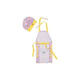 Maxwell & Williams Kasey Rainbow Critters Apron and hat set from side