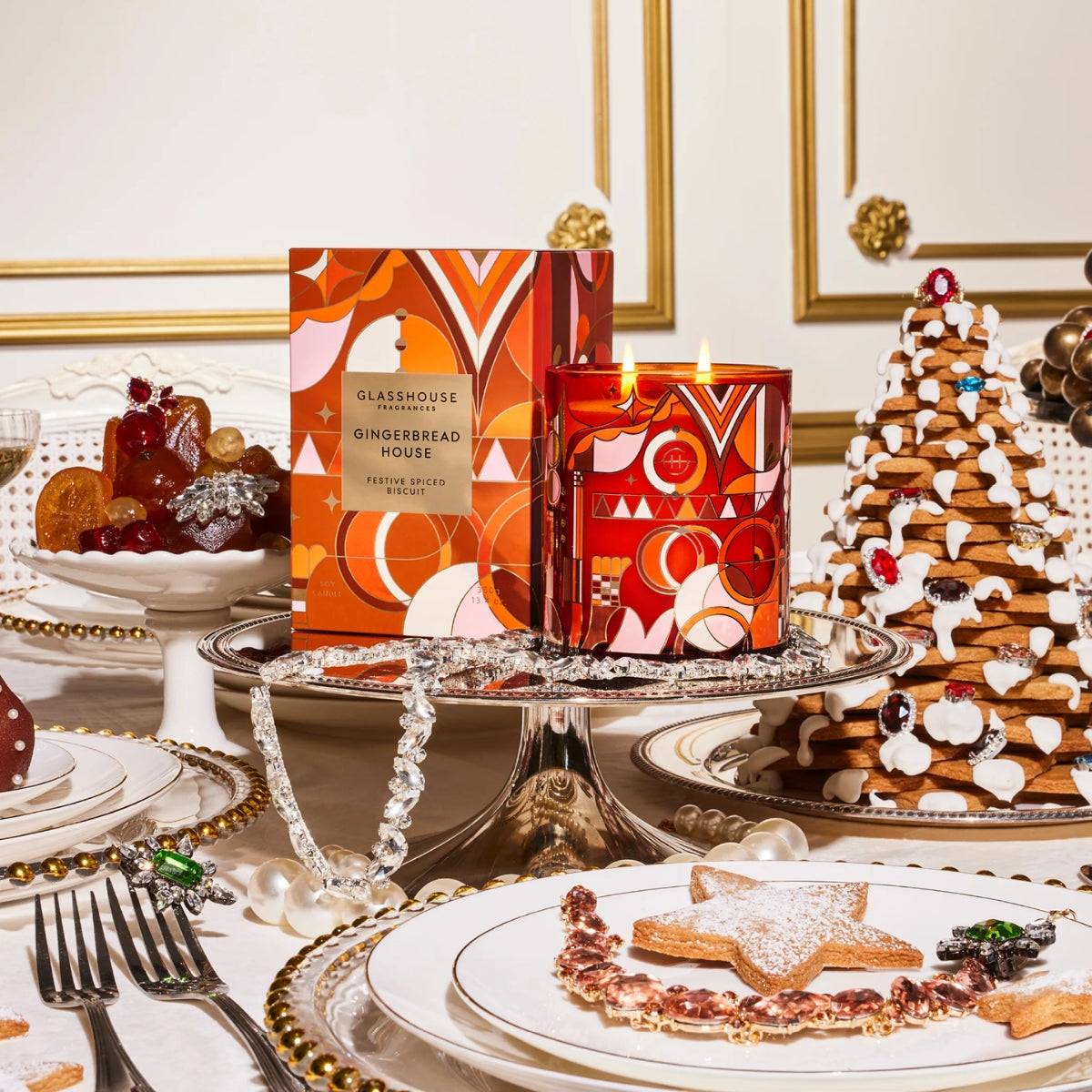 380g Candle - Christmas - Gingerbread House - 2024