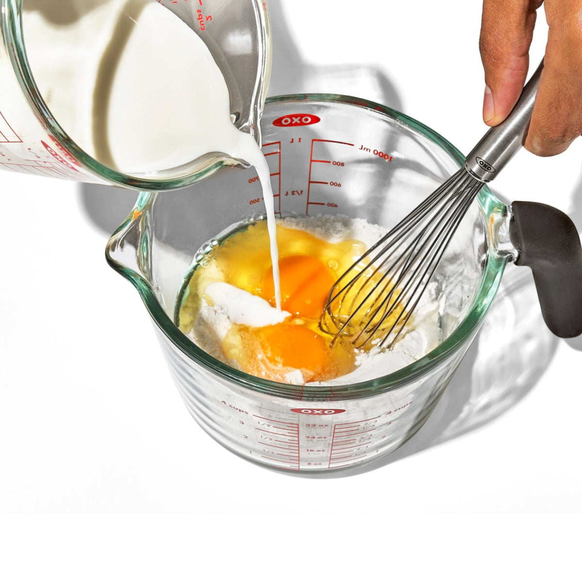 OXO Good Grips Glass Measure Cup with lid - 2 Cup