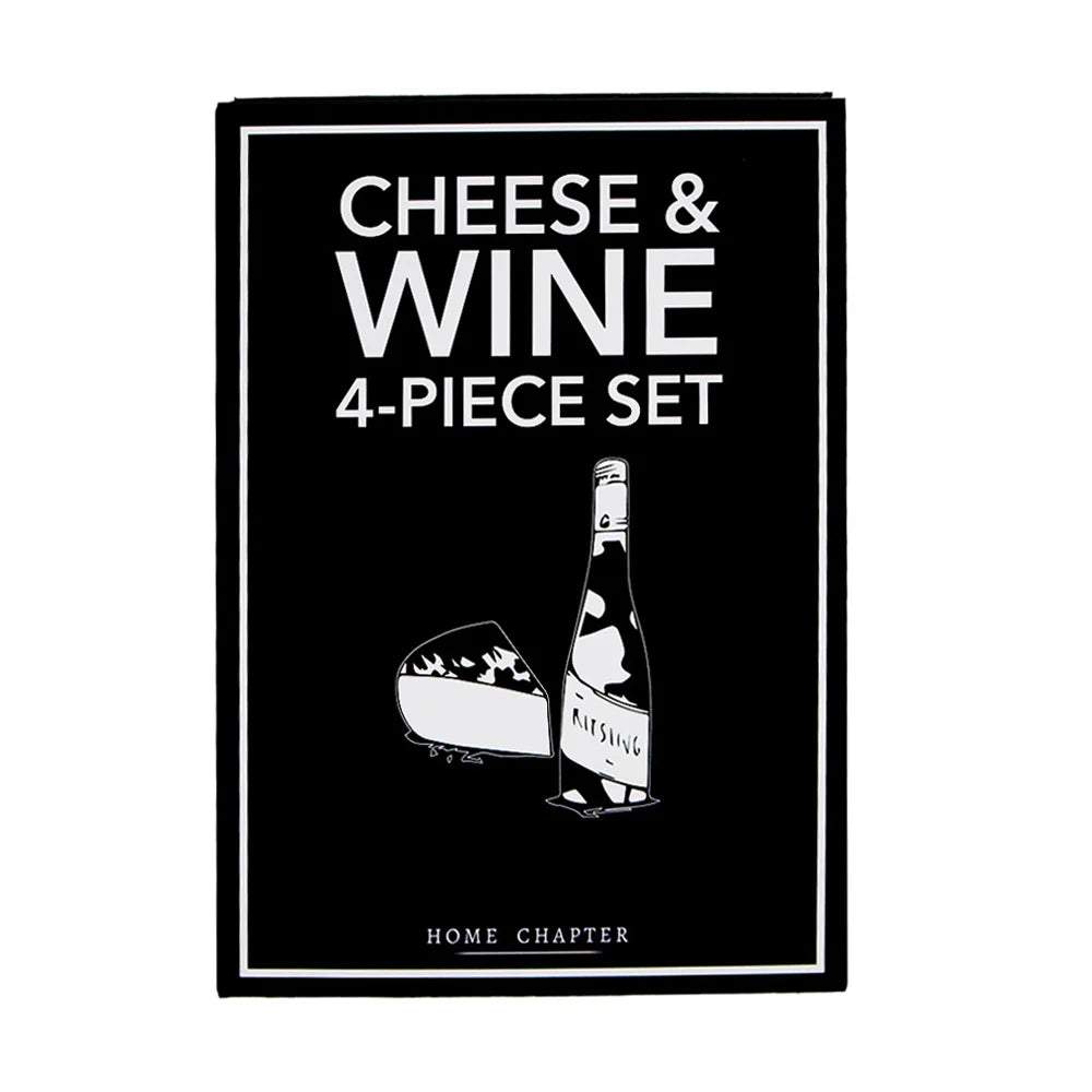 Cheese & Wine 4 Piece Book Box