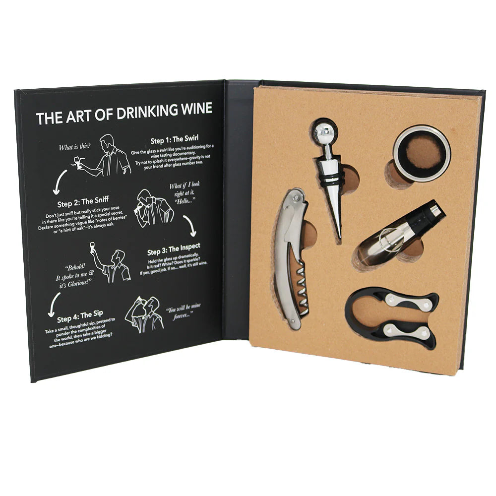 The Essential Wine 5-Piece Book Box