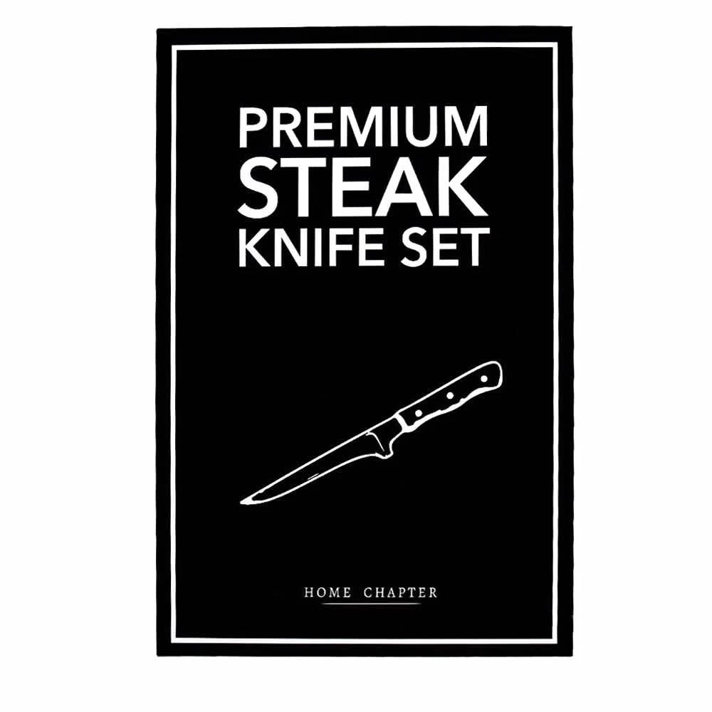 Premium Steak Knife Book Box