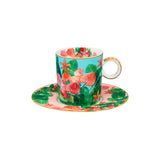 Teas and Cs Tropicana Demi Cup and Saucer 100ML Set of 2 Blue Gift Boxed