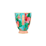 Teas and Cs Tropicana Footed Mug 300ML Blue Gift Boxed