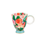 Teas and Cs Tropicana Footed Mug 300ML Pink Gift Boxed