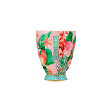 Teas and Cs Tropicana Footed Mug 300ML Pink Gift Boxed