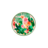 Teas and Cs Tropicana Coupe Plate 19.5cm Pink Gift Boxed