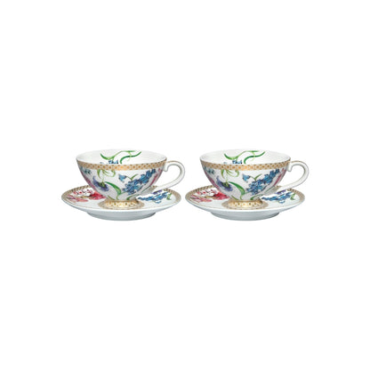 Estelle Michaelides Mystique Demi Cup & Saucer 90ML Set of 2 Gift Boxed