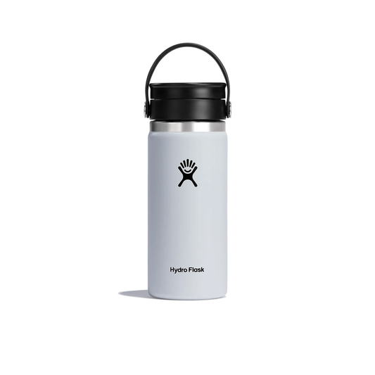 Hydroflask 16oz Wide Flex Sip Lid White