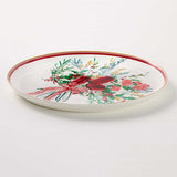 MW Festive Flora Close Up of Oval 38cm Platter 