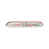 MW Festive Flora Oblong Platter 40cm on White Background