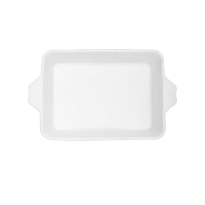 Blooms Rectangular Baker 27x19x6.5cm White Gift Boxed