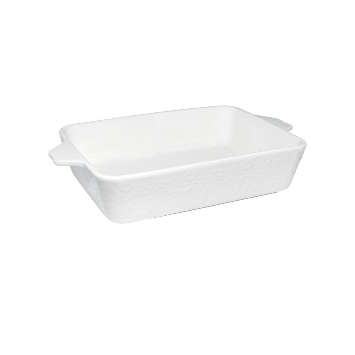 Blooms Rectangular Baker 27x19x6.5cm White Gift Boxed