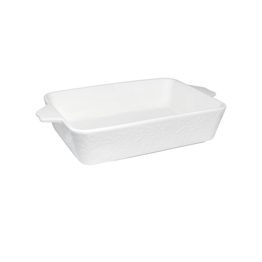 Blooms Rectangular Baker 27x19x6.5cm White Gift Boxed
