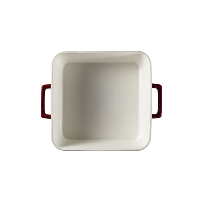 Maxwell & Williams Epicurious Square Baker 24x7.5cm Bordeaux Gift Boxed