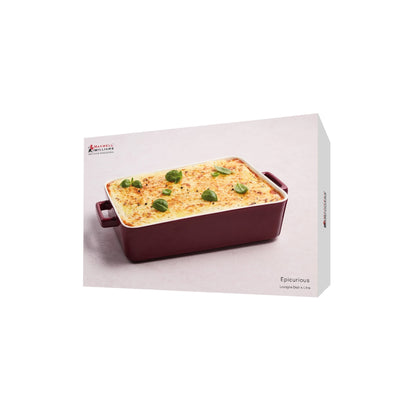 Maxwell & Williams Epicurious Lasagne Dish 36x24x7cm Bordeaux Gift Boxed