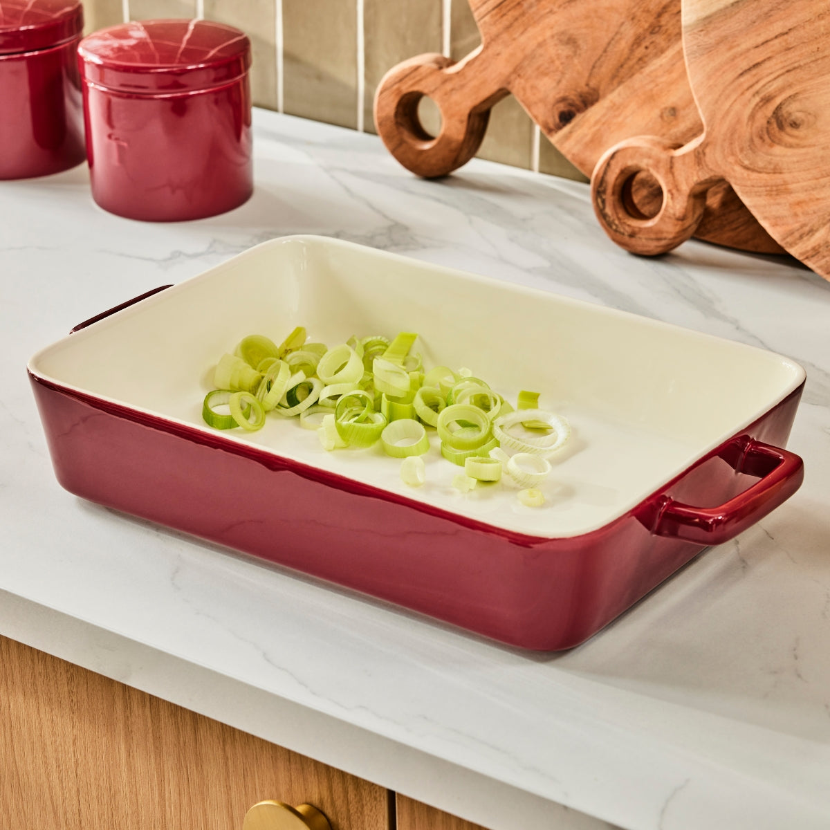 Maxwell & Williams Epicurious Lasagne Dish 36x24x7cm Bordeaux Gift Boxed