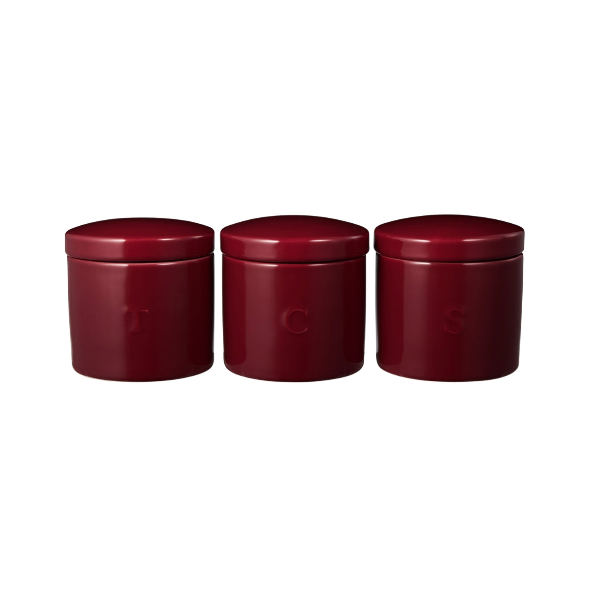 Maxwell & Williams Epicurious Canister 500ML Set of 3 Bordeaux Gift Boxed