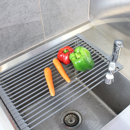 Vegetables Washed on the White Magic Drying Rack & Trivet