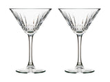 Cocktail & Co Atlas Martini Glass 220ML Set of 2 Gift Boxed