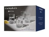 Cocktail & Co Atlas Shot Glass 60ML Set of 4 Gift Boxed