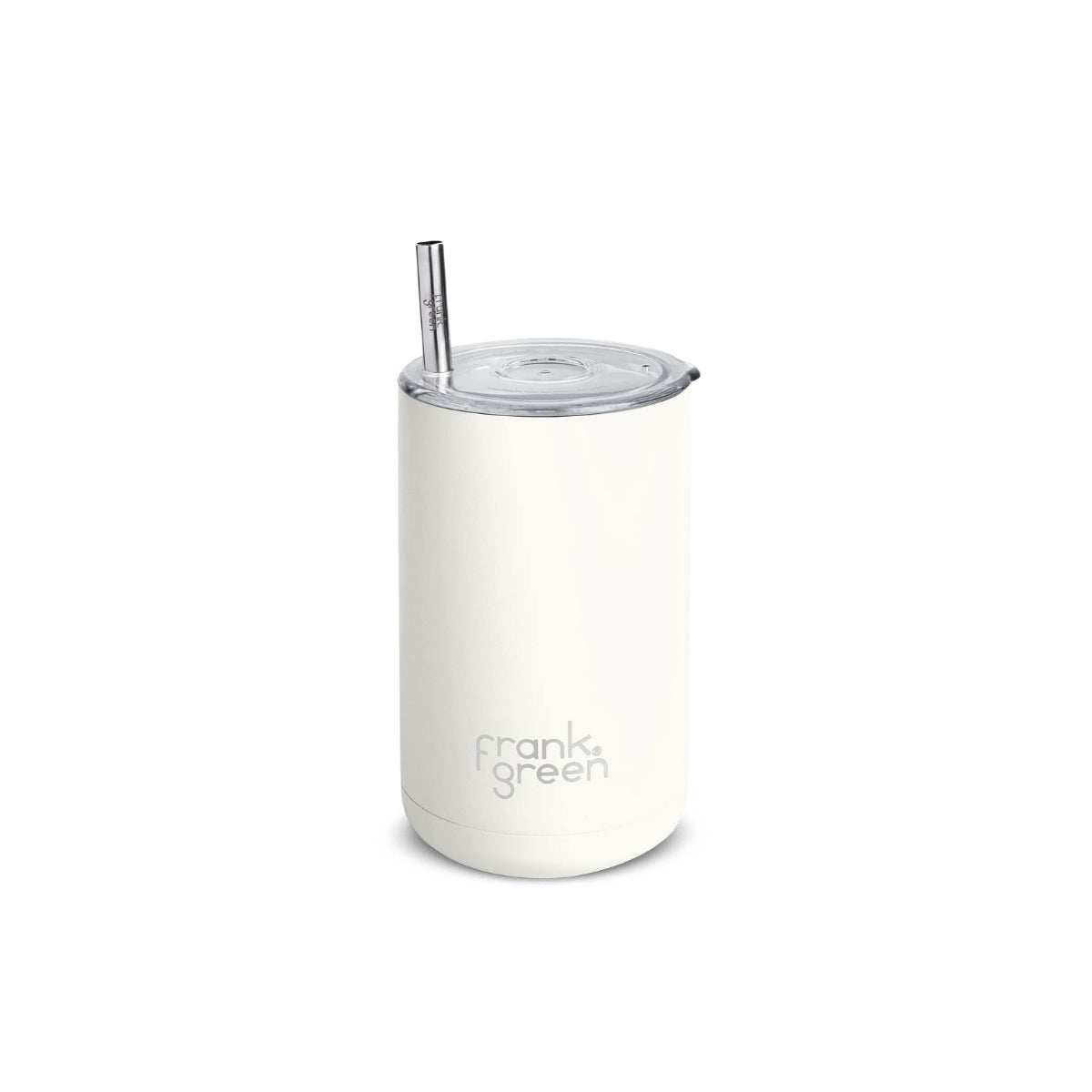 frank green Iced Coffee Cup with Straw Cloud