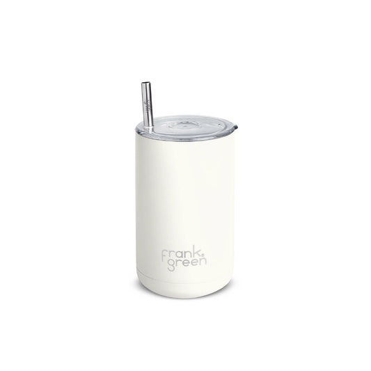 frank green Iced Coffee Cup with Straw Cloud