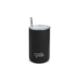 frank green Iced Coffee Cup with Straw Midnight