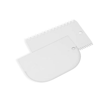 Icing Comb And Bowl Scraper Set 2 Piece