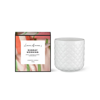 LA Scentimental Fragrance Candle 100g Sunday Mornings Gift Boxed