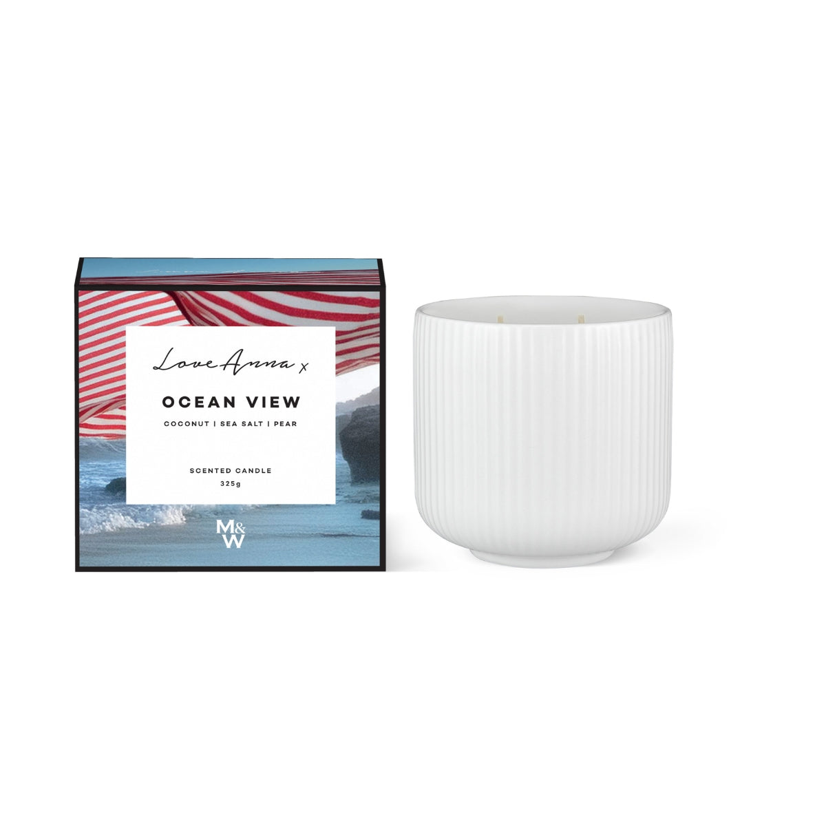 LA Scentimental Fragrance Candle 325g Ocean View Gift Boxed